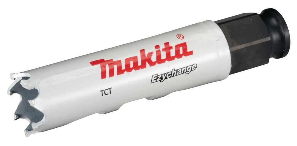 Broca de Corona T C T 20 Mm, Ezychange Makita E-06644 Inox perforación fijación acero inoxidable · aluminio