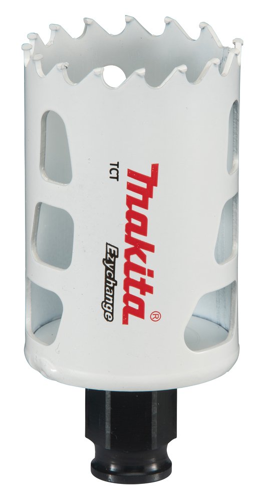 Broca de Corona T C T 44 Mm, Ezychange Makita E-06719 Inox perforación fijación acero inoxidable · aluminio - Imagen 2