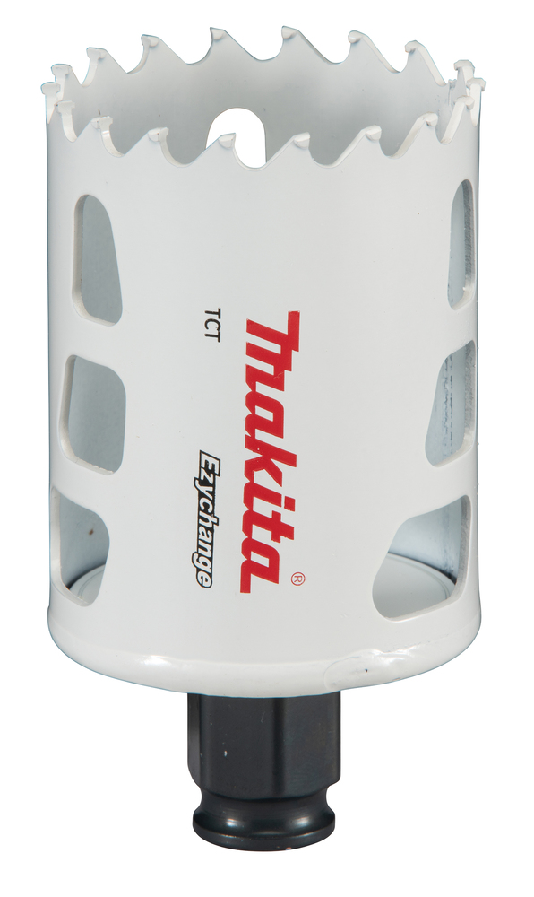Broca de Corona T C T 51 Mm, Ezychange Makita E-06725 Inox perforación fijación acero inoxidable - Imagen 2