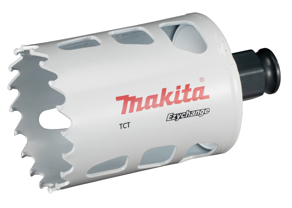 Broca de Corona T C T 51 Mm, Ezychange Makita E-06725 Inox perforación fijación acero inoxidable