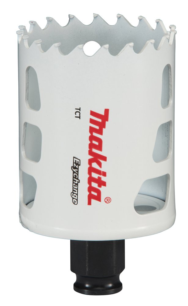 Broca de Corona T C T 54 Mm, Ezychange Makita E-06731 Inox perforación fijación acero inoxidable · aluminio - Imagen 2