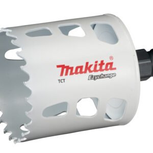 Broca de Corona T C T 64 Mm, Ezychange Makita E-06753 Inox perforación fijación acero inoxidable · aluminio
