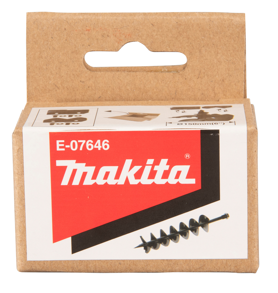 Cuchilla de Repuesto Ahoyadora de 150 Mm Makita E-07646 gasolina jardín - Imagen 3