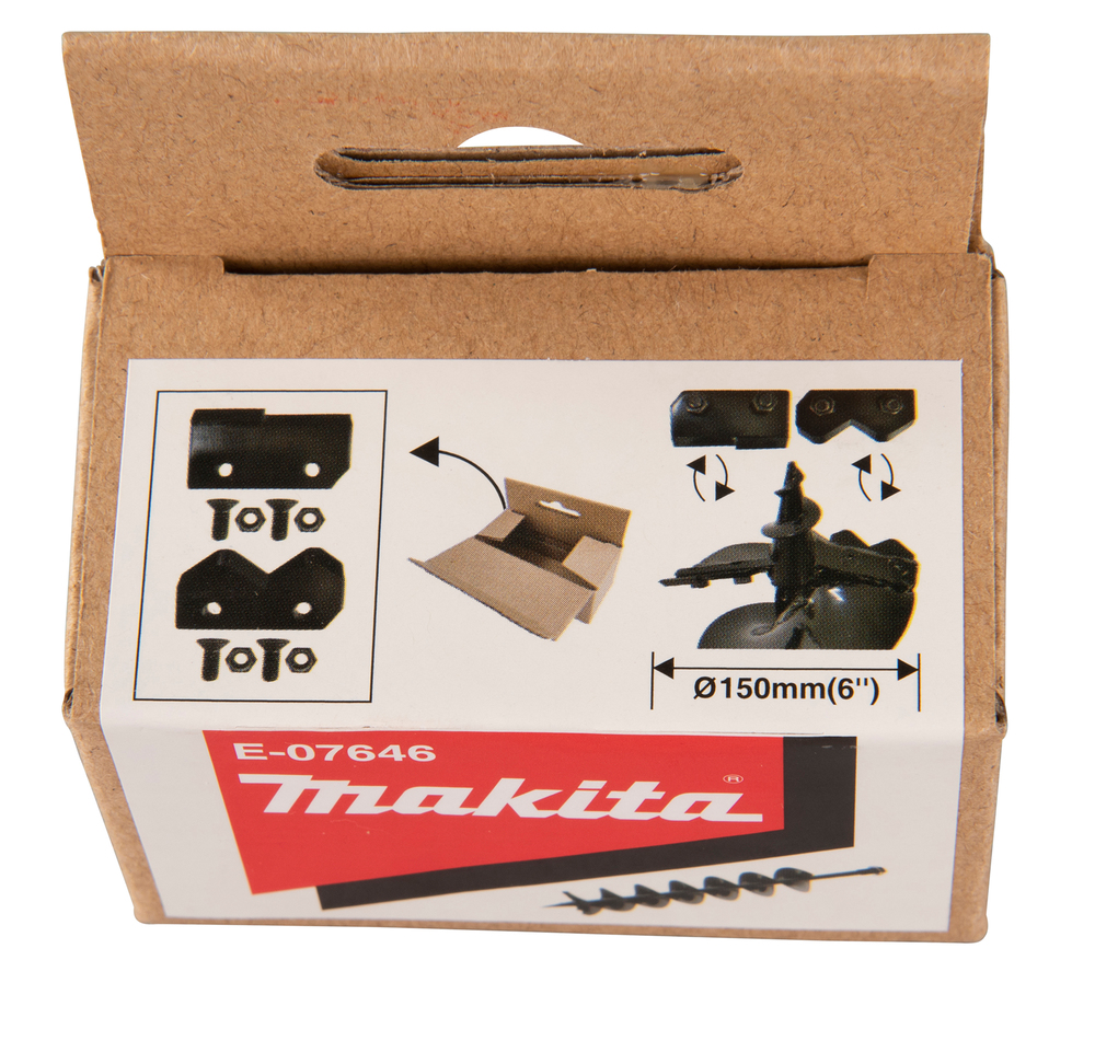 Cuchilla de Repuesto Ahoyadora de 150 Mm Makita E-07646 gasolina jardín - Imagen 4