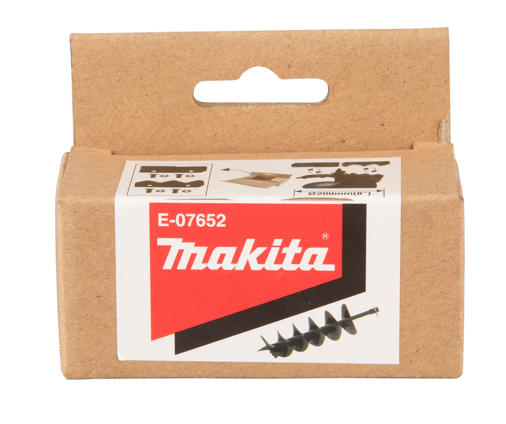 Cuchilla de Repuesto Ahoyadora 200 Mm Makita E-07652 gasolina jardín - Imagen 3