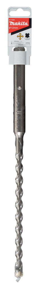 Broca T C T 12 X 340 Mm, para Sds-max Makita E-11324 12X340 Mm Mate perforación fijación - Imagen 2