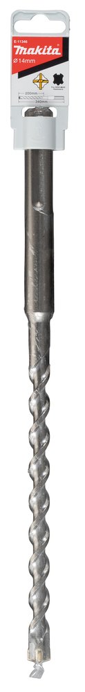 Broca T C T 14 X 340 Mm, para Sds-max Makita E-11346 14X340 Mm Mate perforación fijación - Imagen 2