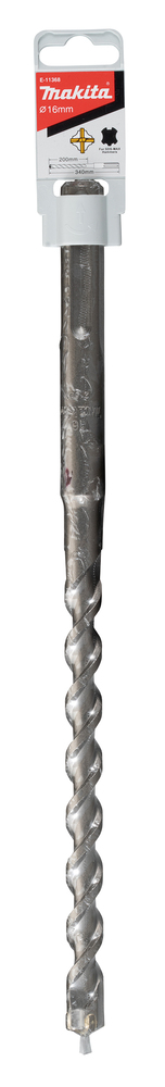 Broca T C T 16 X 340 Mm, para Sds-max Makita E-11368 16X340 Mm Mate perforación fijación - Imagen 2