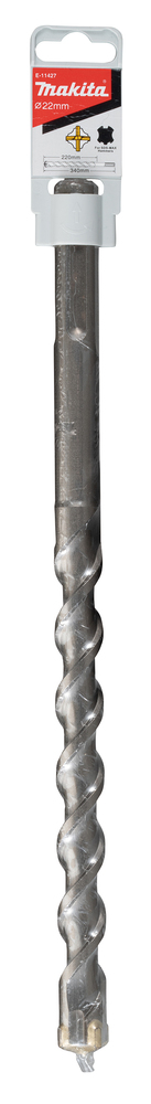 Broca T C T 22 X 340 Mm, para Sds-max Makita E-11427 22X340 Mm Mate perforación fijación - Imagen 2