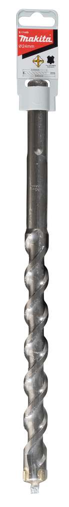 Broca T C T 24 X 340 Mm, para Sds-max Makita E-11449 24X340 Mm Mate perforación fijación - Imagen 2