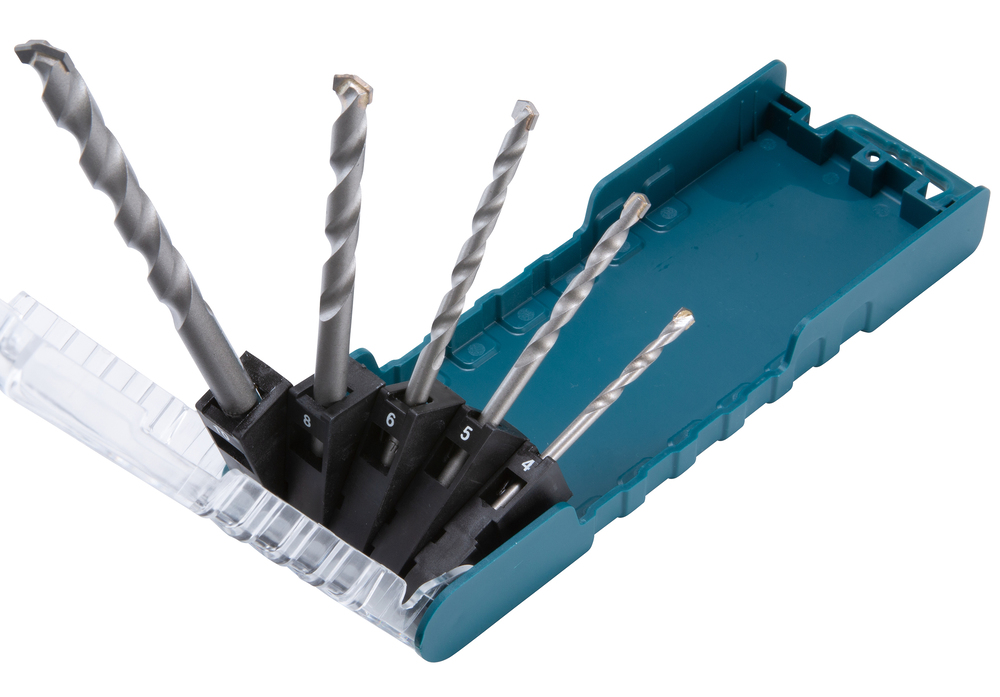 Juego de Brocas T C T con Inserción Recta, 5 Piezas Makita E-11536 150 Mm 90 Mm perforación fijación