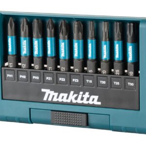 Set de Punta Impact Black, 10 Piezas Makita E-12011 50 Mm perforación fijación
