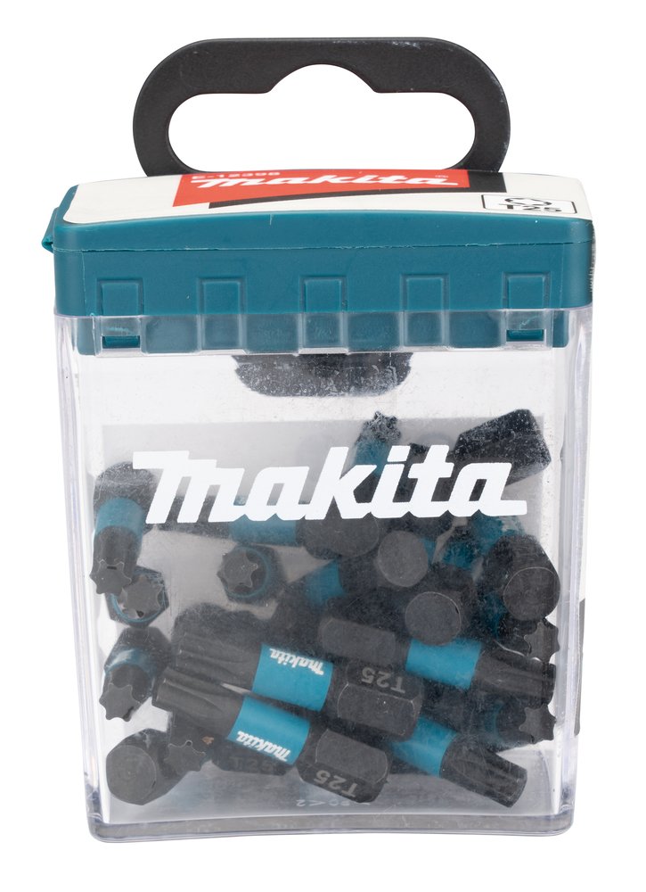 Punta Impact Black, T25, 25 Mm, 25 Piezas Makita E-12398 perforación fijación - Imagen 2