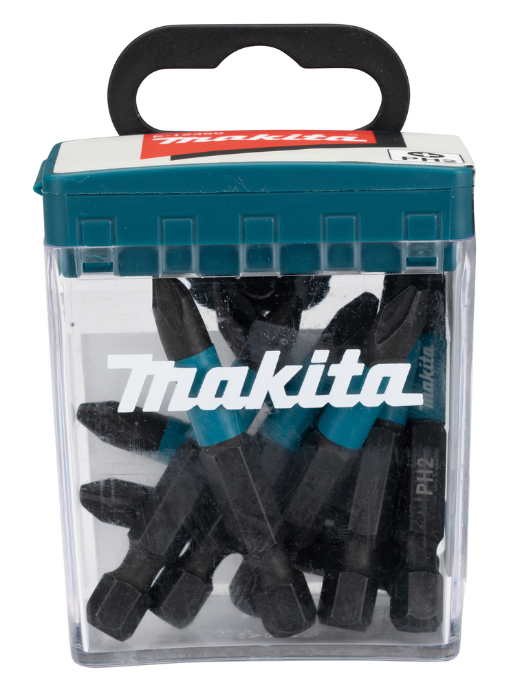 Punta Impact Black, PH2, 50 Mm, 10 Pc X 12 Sets Makita E-12407-12 perforación fijación - Imagen 2
