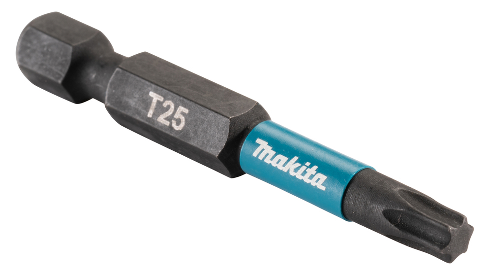 Punta Impact Black, T25, 50 Mm, 10 Piezas Makita E-12435 perforación fijación - Imagen 3