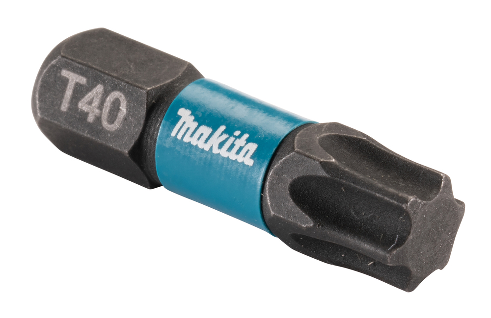 Punta Impact Black, T40, 25 Mm, 25 Piezas Makita E-12669 perforación fijación - Imagen 3
