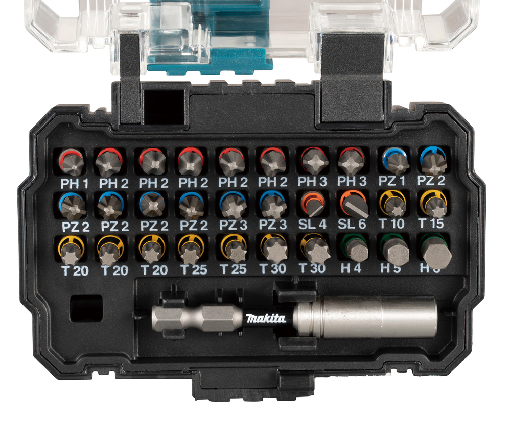 Set de Puntas Torsion Impact Black 31 Piezas Makita E-13552 130X80 50 Mm perforación fijación - Imagen 4