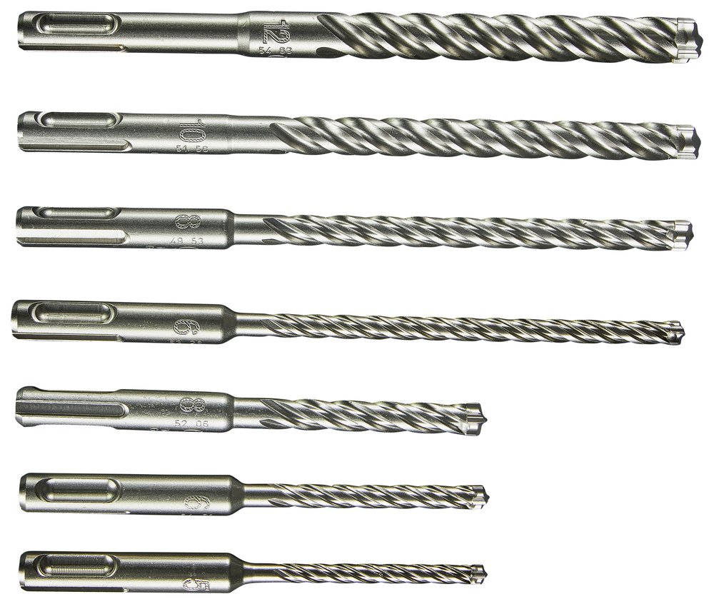 Broca Set, T C T, para Sds-plus, Nemesis 2, 7 Piezas Makita E-14928 5X115 6X115 Mate perforación fijación - Imagen 2