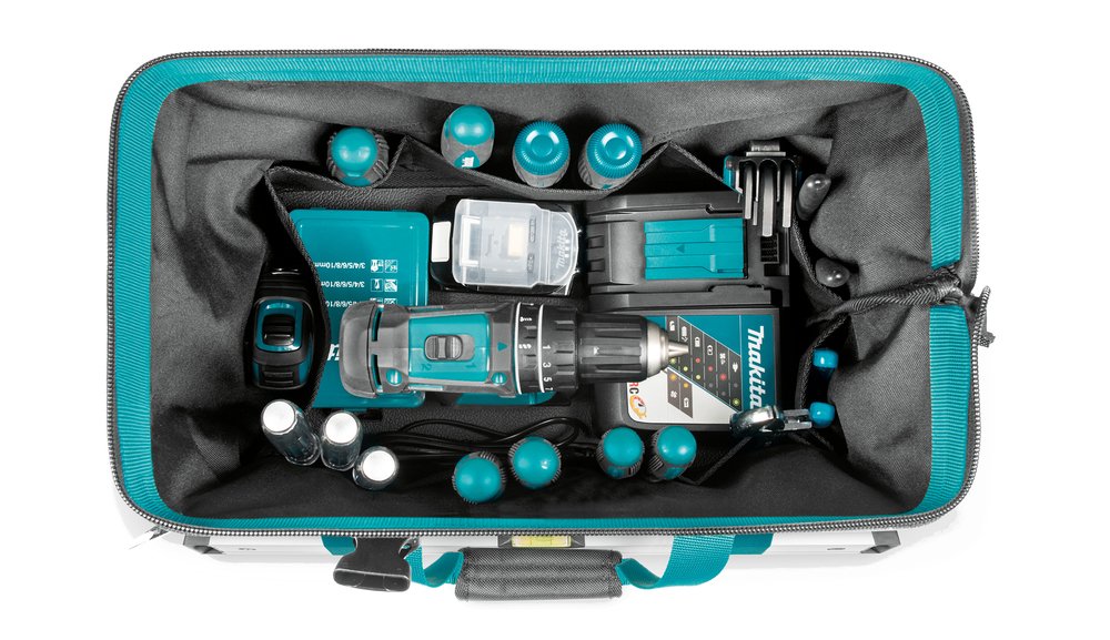 Bolsa de Herramientas de Boca Ancha Makita E-15431 440X240X250 soport funda - Imagen 3