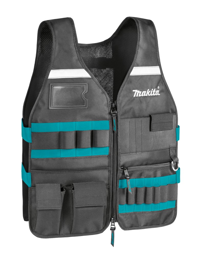 Chaleco de Trabajo - Bolsillos Ajustables Makita E-15609 510X640 bolsa soport