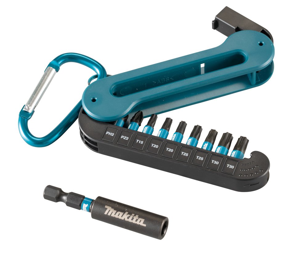 Estuche de Puntas Impact Black, 10 Piezas Makita E-15811 20X2 25X2 perforación fijación - Imagen 2