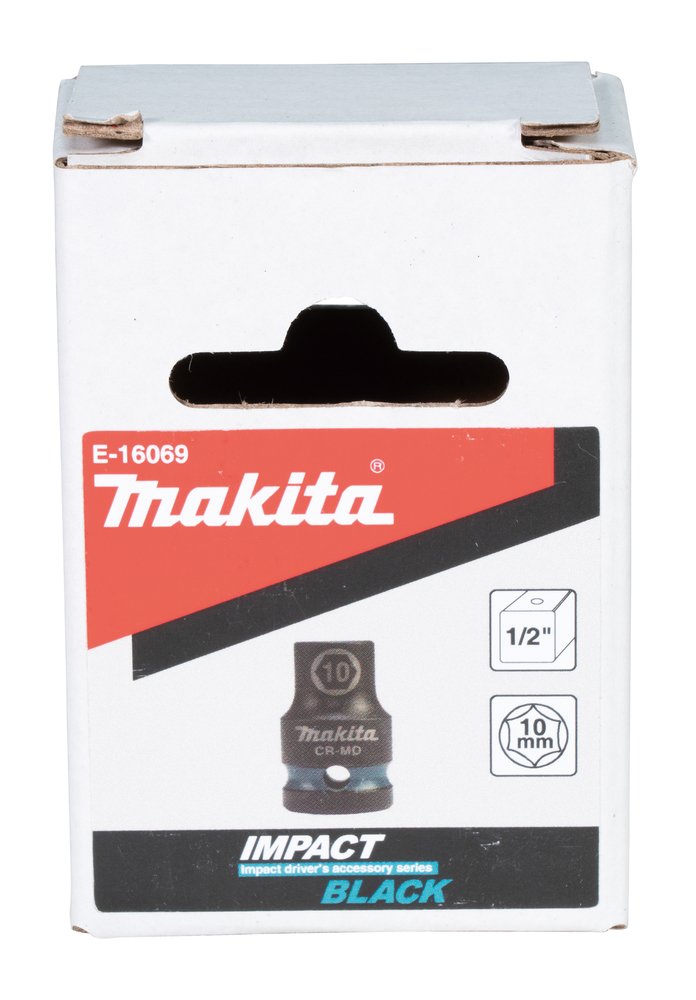 Llave de Vaso Impact Black, 1/2", 10 Mm Makita E-16069 perforación fijación - Imagen 3