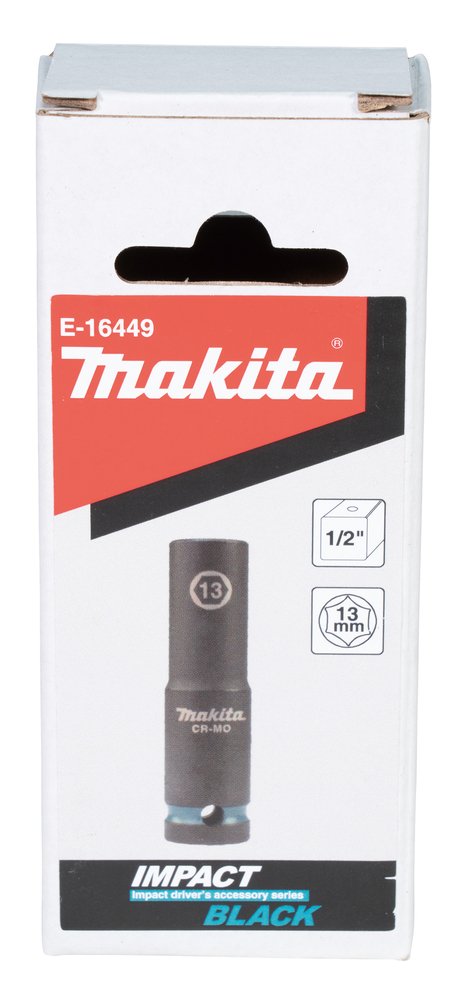 Llave de Vaso Impact Black, 1/2", 13 Mm Makita E-16449 perforación fijación - Imagen 3