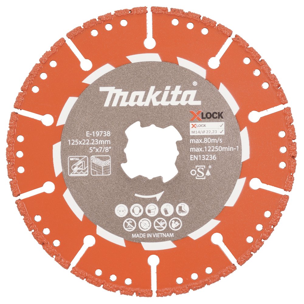 Disco de Diamante 125 Mm Makita E-19738 altura máx. 3 m
