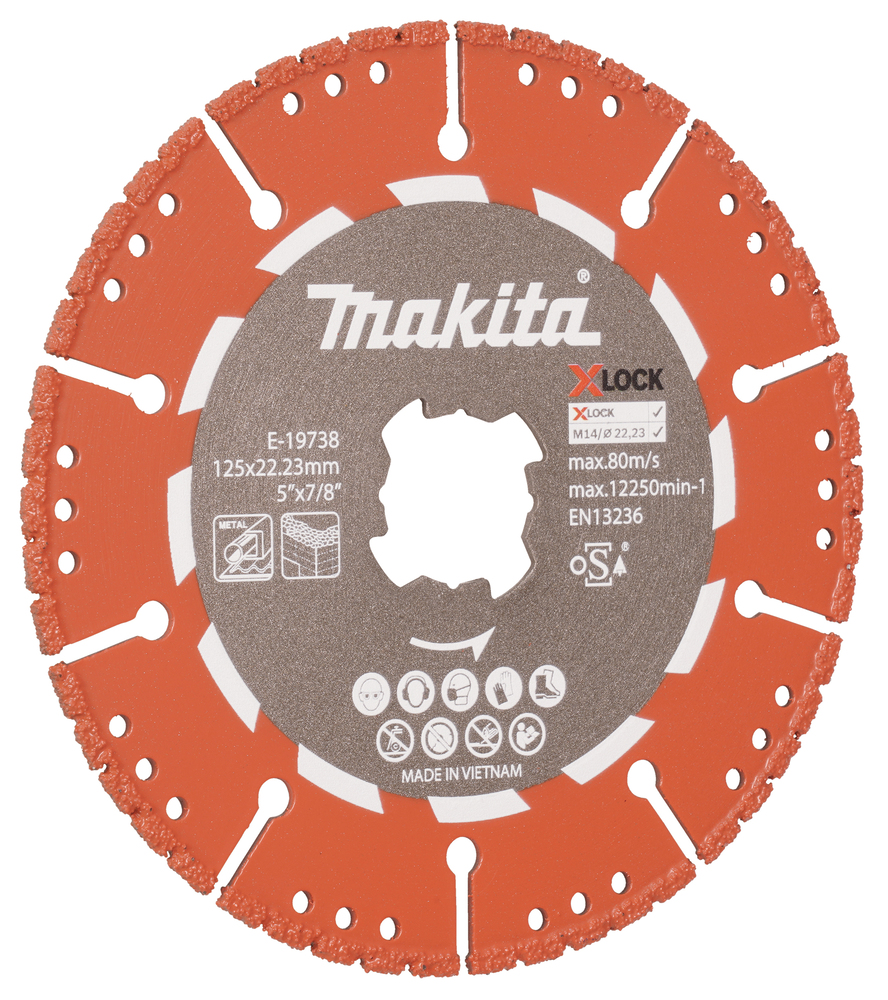 Disco de Diamante 125 Mm Makita E-19738 altura máx. 3 m - Imagen 3