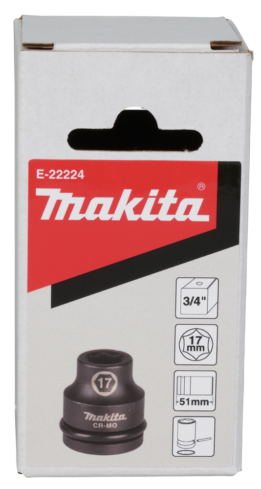 Vaso de Impacto 17 X 51 Mm Makita E-22224 17X51 Mm perforación fijación - Imagen 3