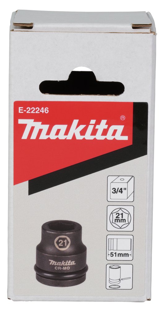 Vaso de Impacto 21 X 51 Mm Makita E-22246 21X51 Mm perforación fijación - Imagen 3
