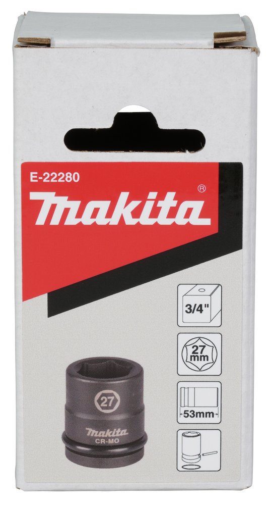 Vaso de Impacto 27 X 53 Mm Makita E-22280 27X53 Mm perforación fijación - Imagen 3
