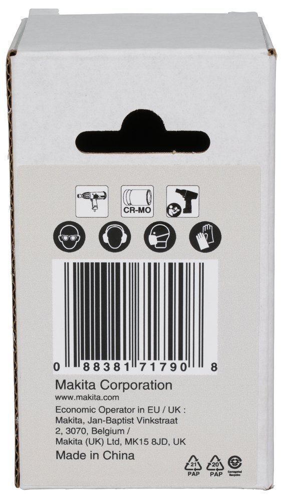 Vaso de Impacto 30 X 53 Mm Makita E-22296 30X53 Mm perforación fijación - Imagen 4