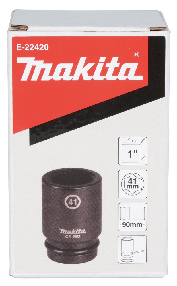 Vaso de Impacto 1", 41 X 80 Mm Makita E-22420 41X80 Mm perforación fijación - Imagen 3