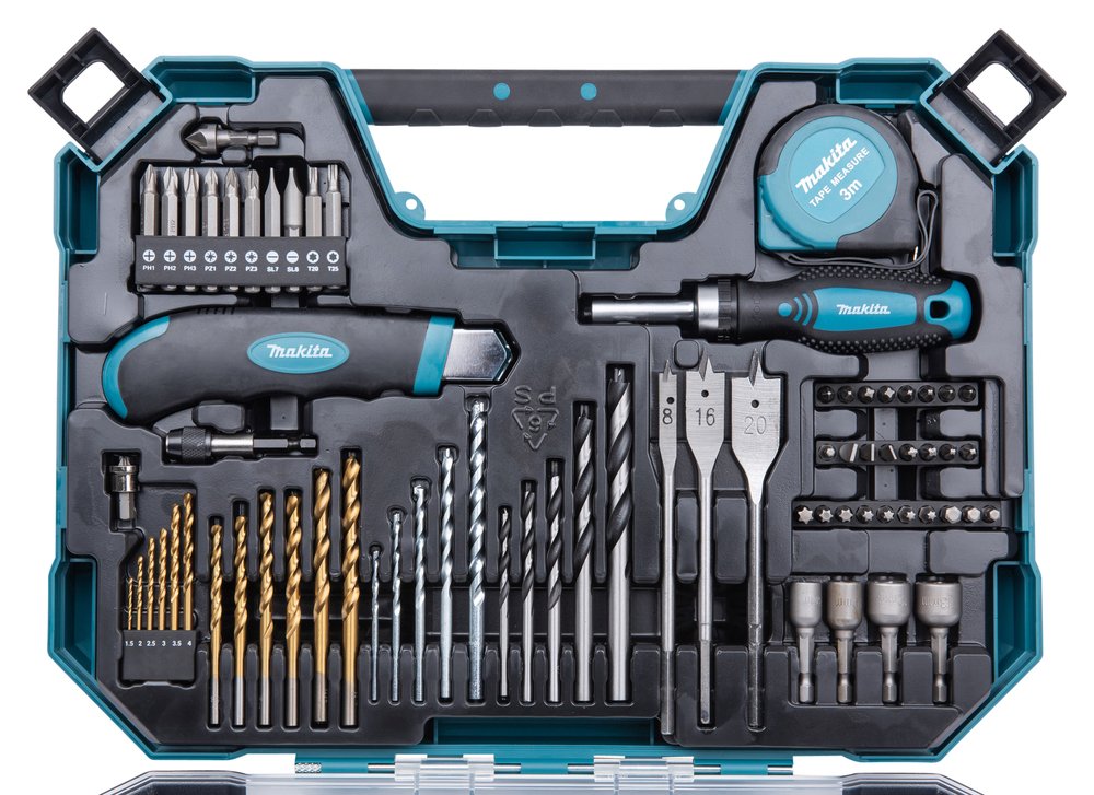 Maletín de Brocas y Puntas para Taladro Maccess, 71 Uds Makita E-22589 7 Mm 10 Mm perforación fijación - Imagen 5