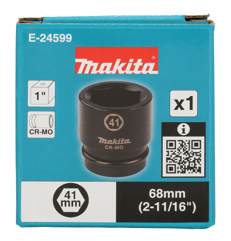 Llave de Vaso 1", 41 X 68 Mm Makita E-24599 41X68 Mm perforación fijación - Imagen 3