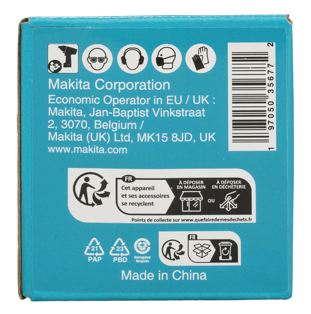 Llave de Vaso 1", 41 X 68 Mm Makita E-24599 41X68 Mm perforación fijación - Imagen 4