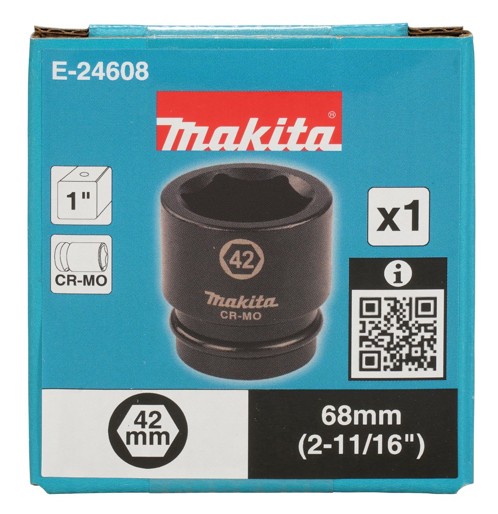 Llave de Vaso 1", 42 X 68 Mm Makita E-24608 42X68 Mm perforación fijación - Imagen 3