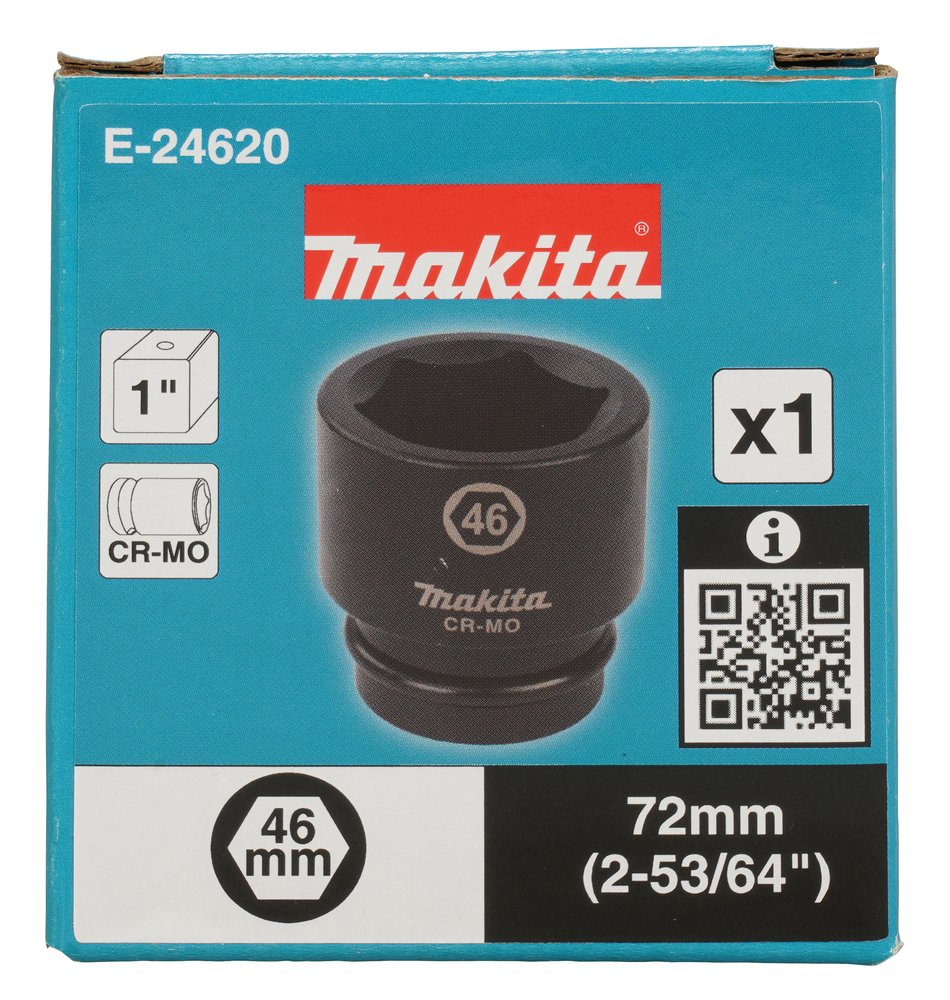 Llave de Vaso 1", 46 X 72 Mm Makita E-24620 46X72 Mm perforación fijación - Imagen 3