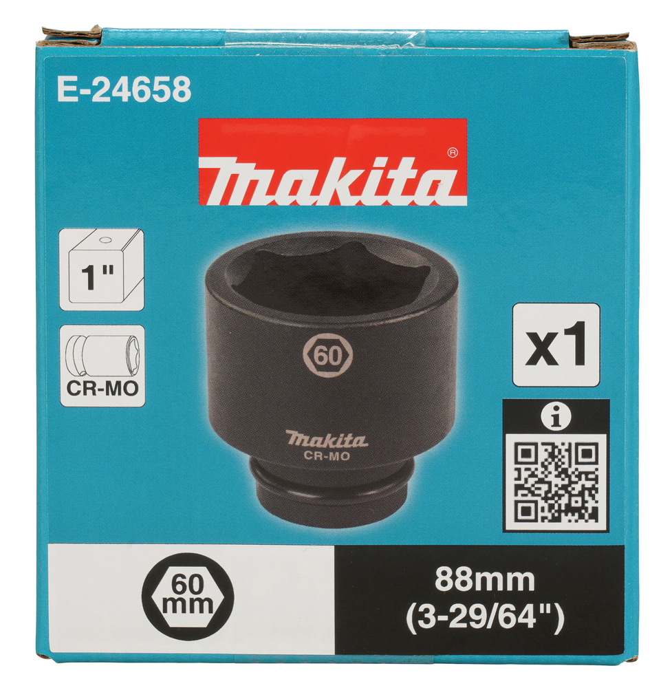 Llave de Vaso 1", 60 X 88 Mm Makita E-24658 60X88 Mm perforación fijación - Imagen 3
