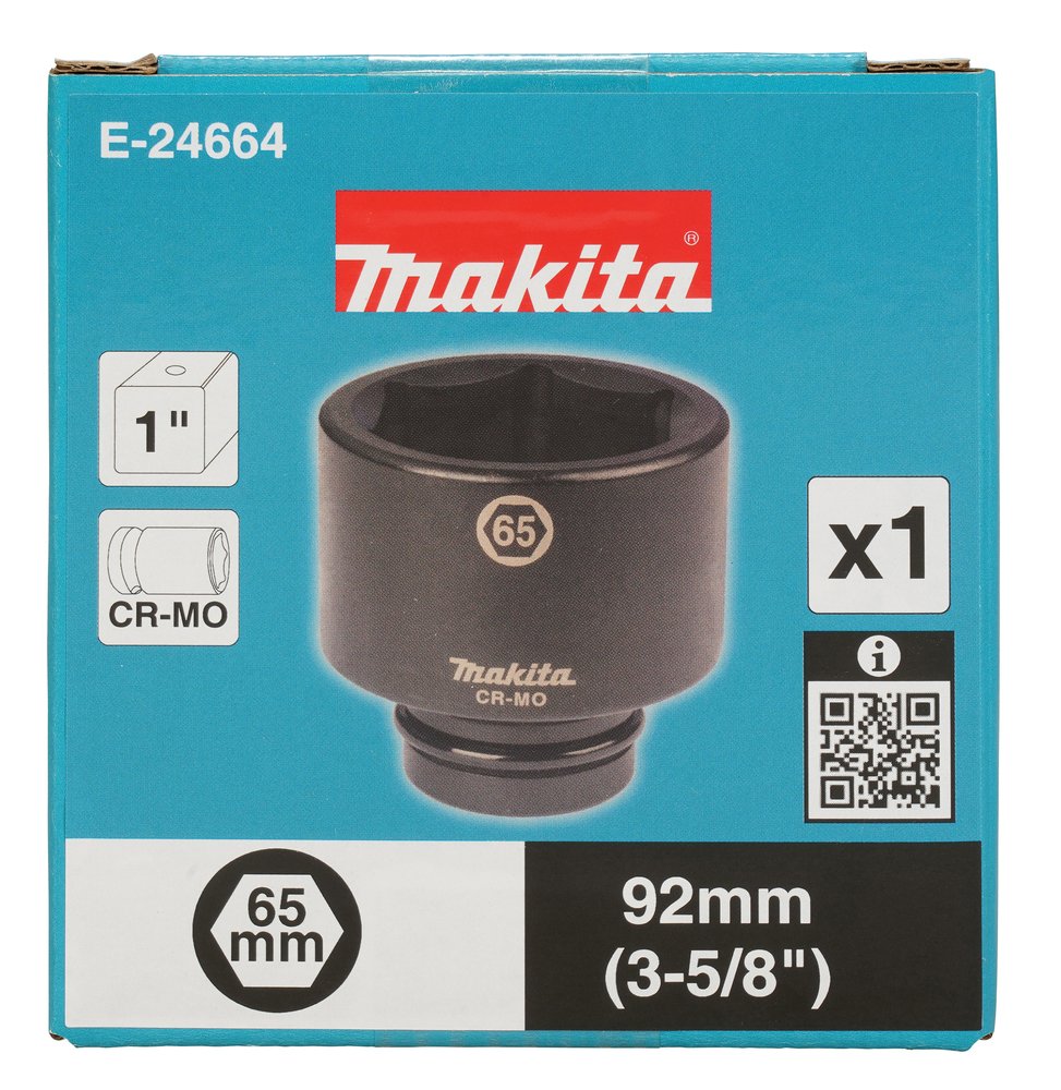 Llave de Vaso 1", 65 X 92 Mm Makita E-24664 65X92 Mm perforación fijación - Imagen 3