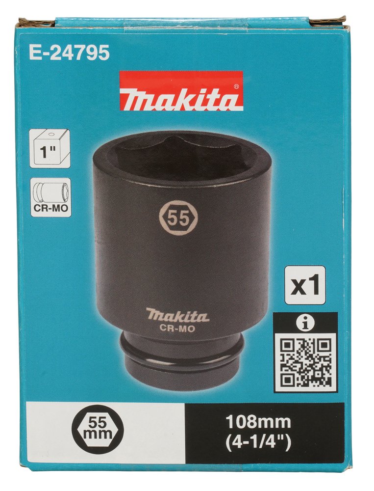 Llave de Vaso 1", 55 X 108 Mm Makita E-24795 55X108 Mm perforación fijación - Imagen 3