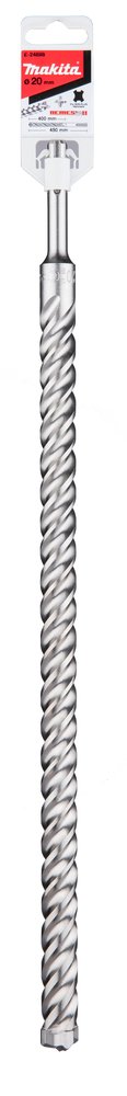 Broca Sds-plus, Nemesis Ii, 20 X 450 Mm, TCT Makita E-24898 20X450 Mm Mate perforación fijación - Imagen 3