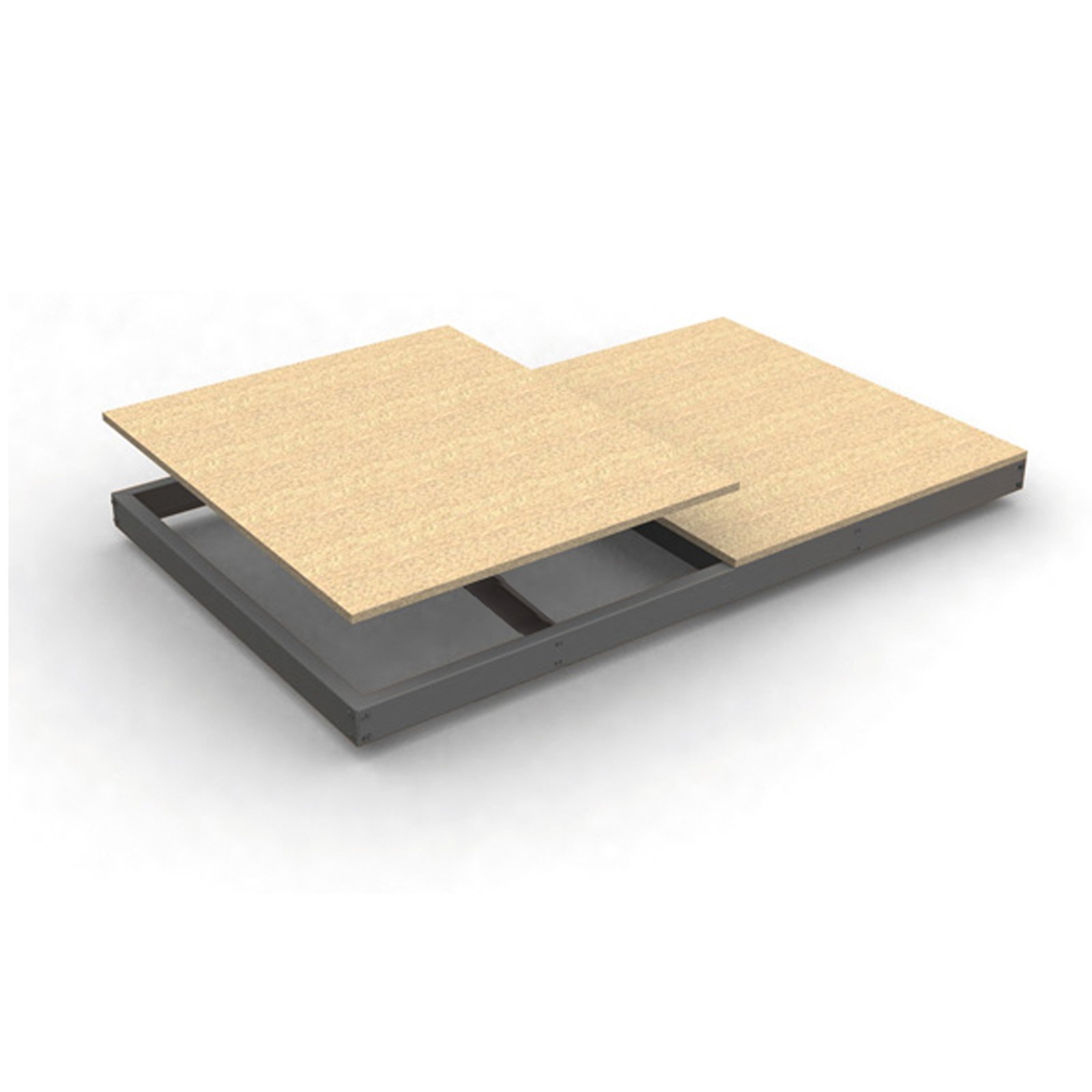 Simonforte EA 2407 Chipboard Gris/madera Simonrack 2400X750 Mm 400 Kg