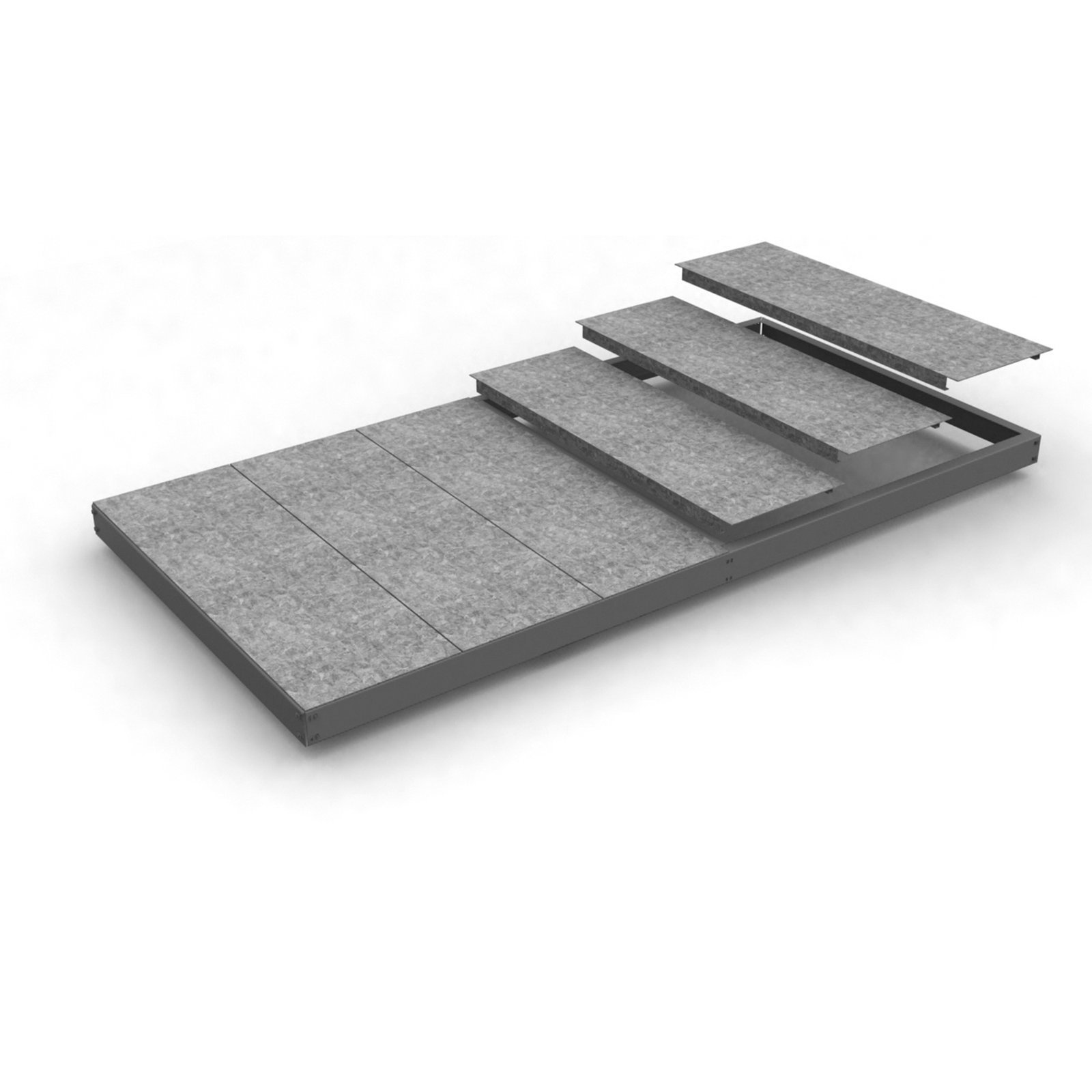 Simonforte EA 2109 METAL Galva/galva Simonrack 2110X910X70 Mm