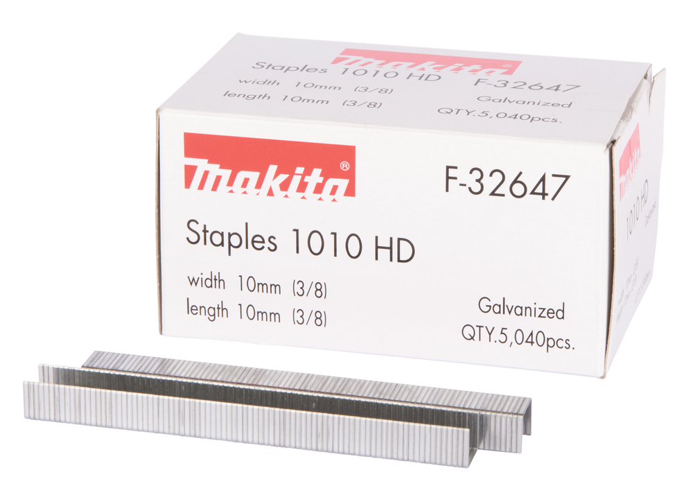 Grapa Corona 10 X 10 Mm, 5 040 Piezas Makita F-32647 10X10 Mm perforación fijación