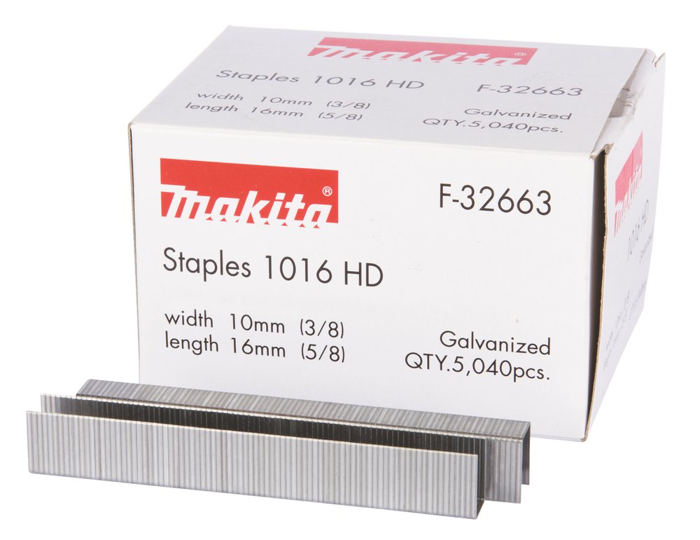 Grapa Corona 10 X 16 Mm, 5 040 Piezas Makita F-32663 10X16 Mm perforación fijación