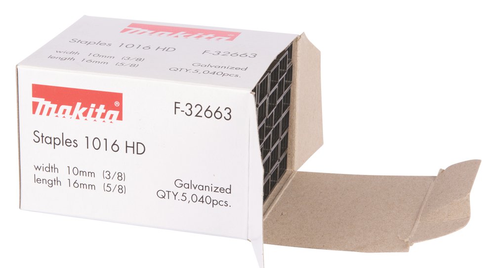 Grapa Corona 10 X 16 Mm, 5 040 Piezas Makita F-32663 10X16 Mm perforación fijación - Imagen 2