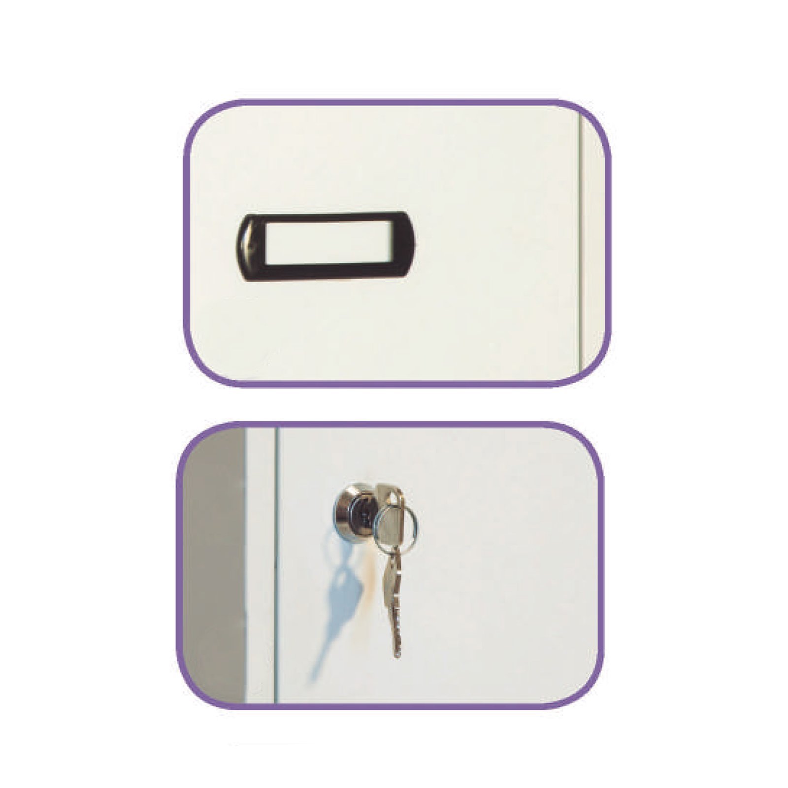 Simonlocker PROF MON 5 Puerta 4/20 300(1200) GR/BL Simonrack 1800X1200 500 Mm Blanca - Imagen 2