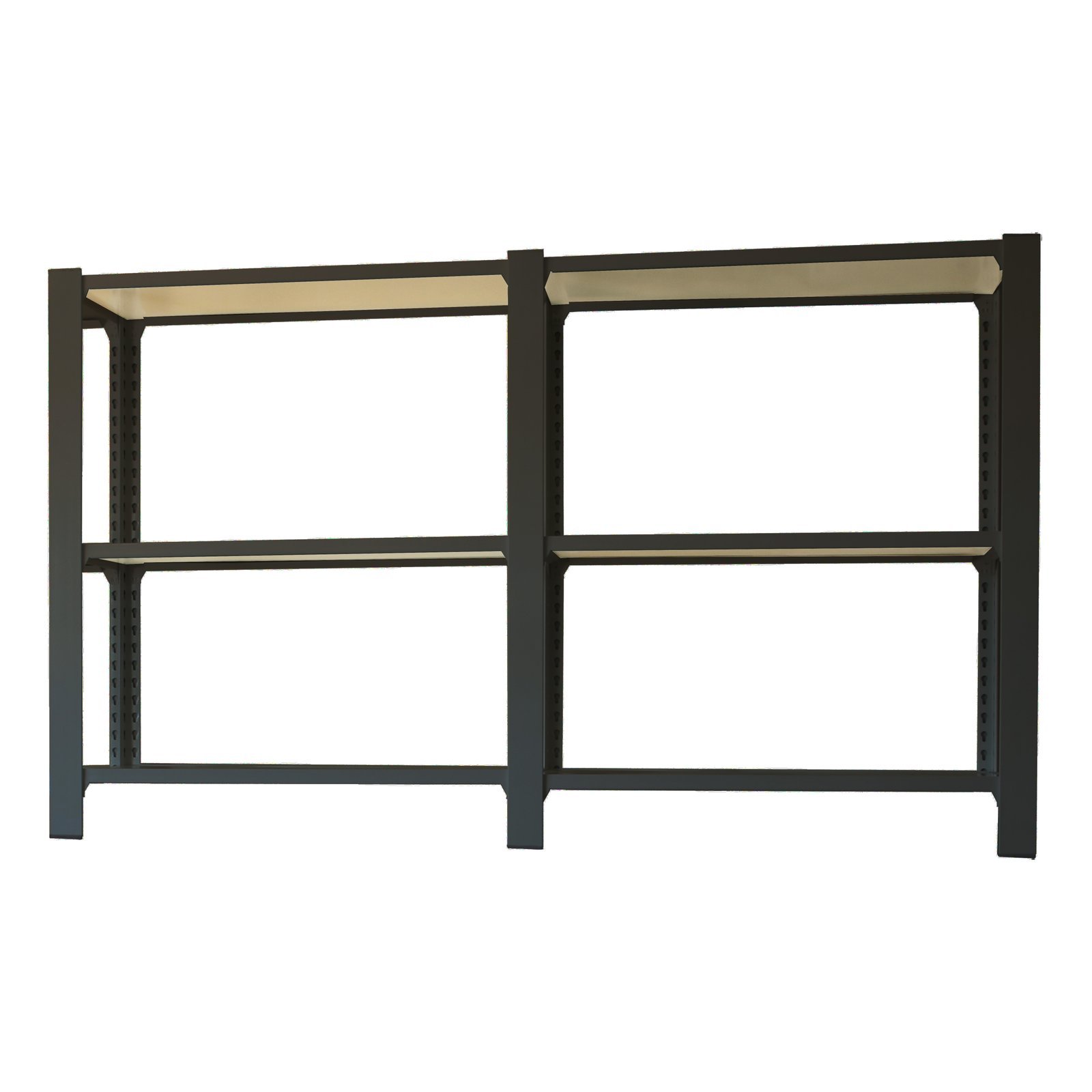 PACK Officlick 3/400 WOOD I+a Antracita/blanco Simonrack 1000X1800 400 Mm